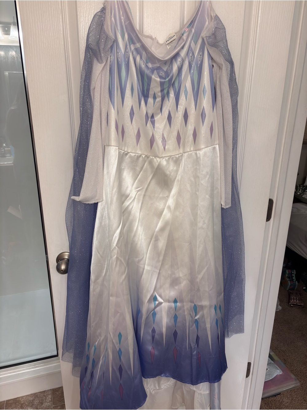 Disney White, Lavender and Blue Sparkle Princess Gown